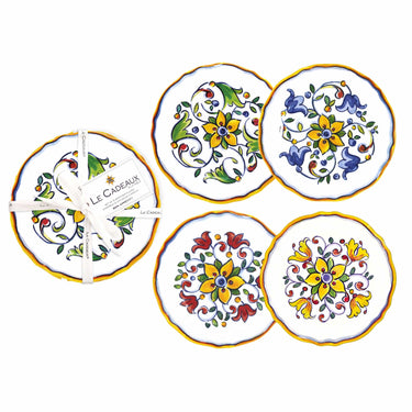 Capri Appetizer Plates Set of 4