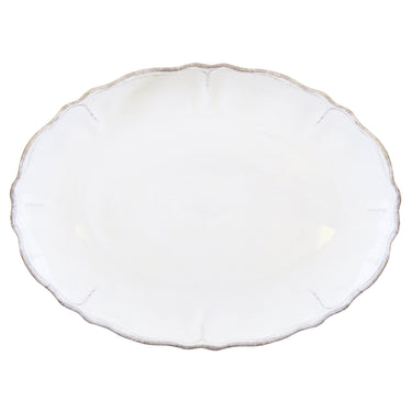 Rustica Antique White Oval Platter