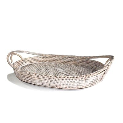 Oval Tray Open Lace Weave