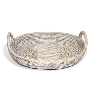Oval Tray with Loop Handles