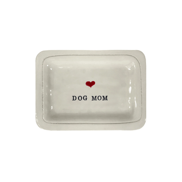 Dog Mom Porcelain Dish