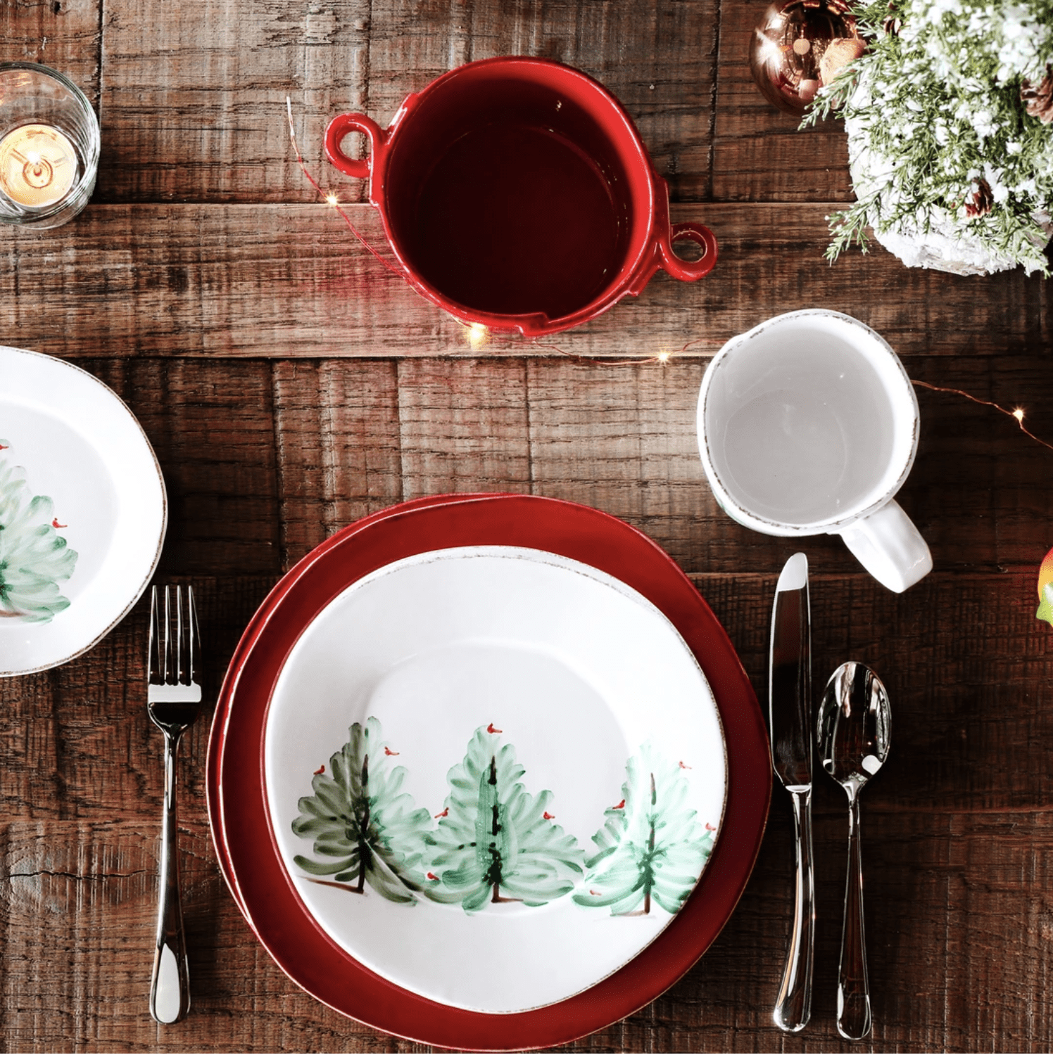 Lastra Holiday Salad Plate Brentwood General Store